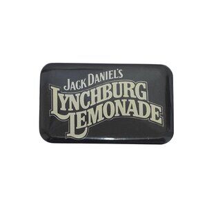 Pinback Button Jack Daniels Lynchburg Lemonade Retro Rectangle Advertising